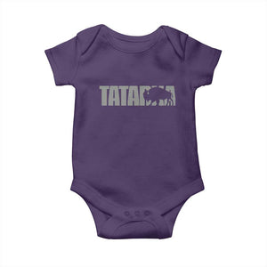Vintage Tatanka Bison Baby Onesie Native American Buffalo Graphic
