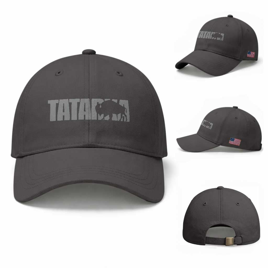 Vintage Tatanka Bison Baseball Cap Native American Buffalo Graphic