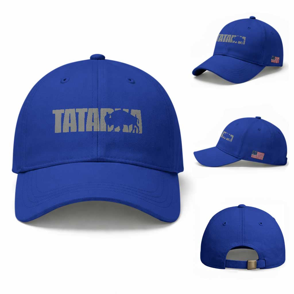 Vintage Tatanka Bison Baseball Cap Native American Buffalo Graphic