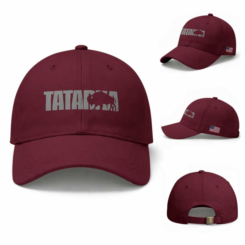 Vintage Tatanka Bison Baseball Cap Native American Buffalo Graphic