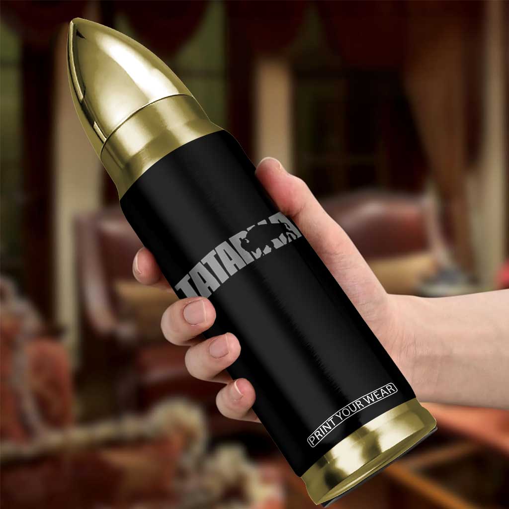 Vintage Tatanka Bison Bullet Tumbler Native American Buffalo Graphic