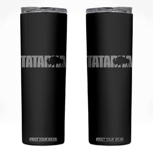 Vintage Tatanka Bison Skinny Tumbler Native American Buffalo Graphic