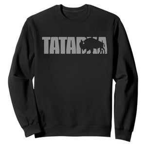 Vintage Tatanka Bison Sweatshirt Native American Buffalo Graphic