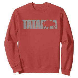 Vintage Tatanka Bison Sweatshirt Native American Buffalo Graphic
