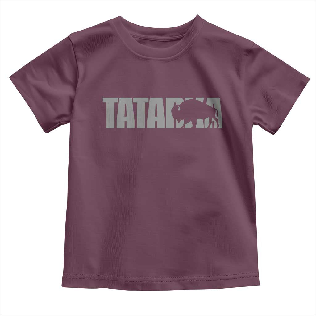Vintage Tatanka Bison Toddler T Shirt Native American Buffalo Graphic