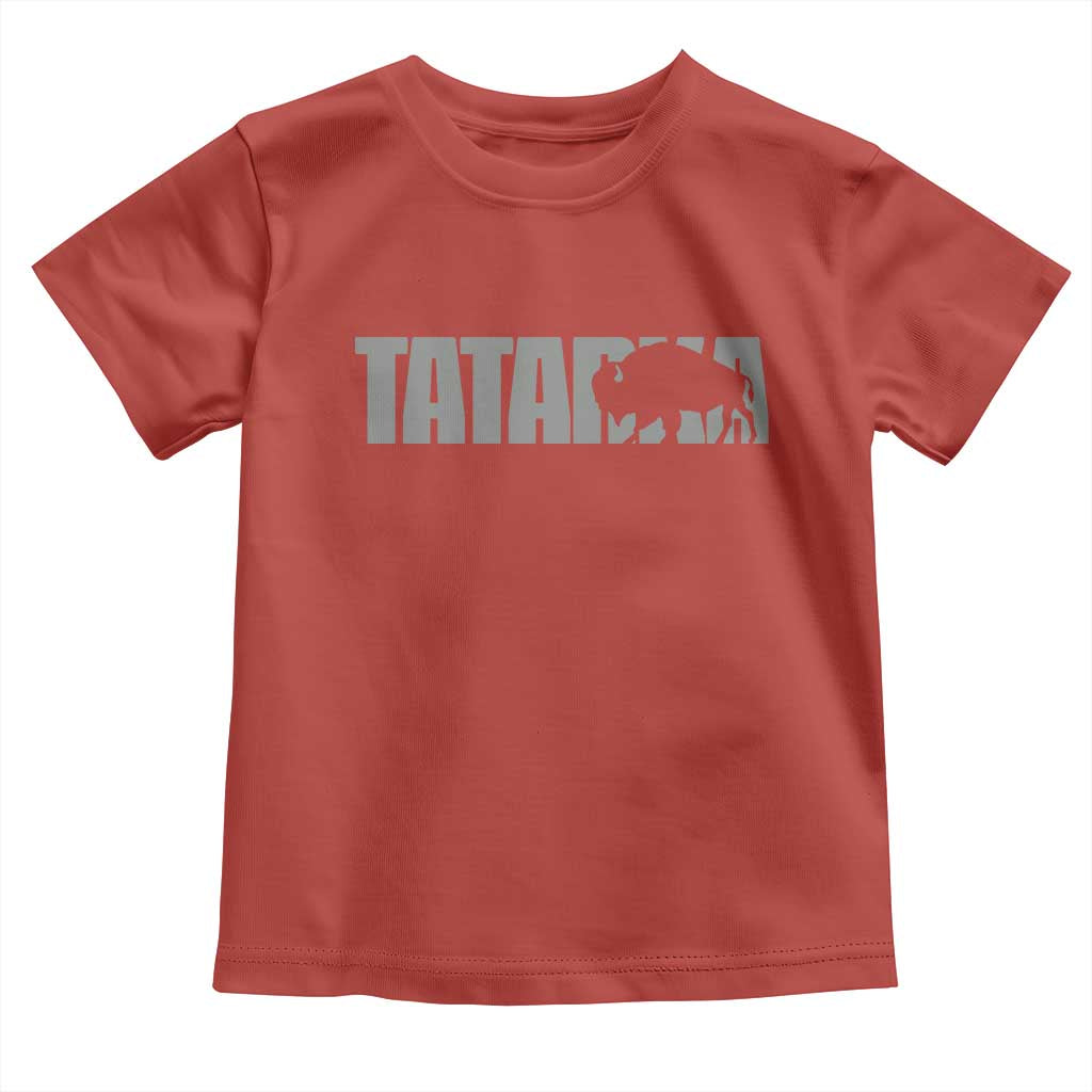 Vintage Tatanka Bison Toddler T Shirt Native American Buffalo Graphic