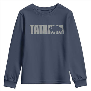 Vintage Tatanka Bison Youth Sweatshirt Native American Buffalo Graphic
