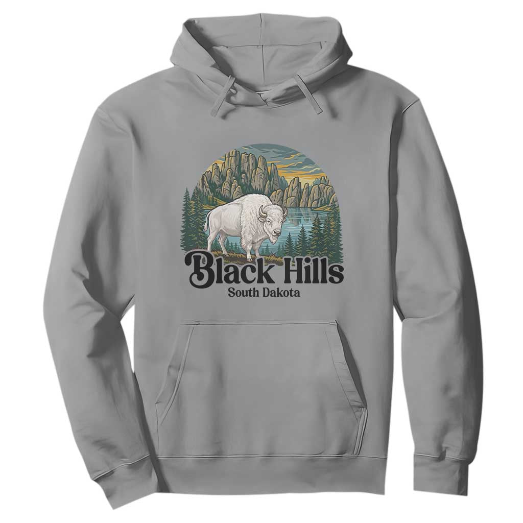 Black Hills South Dakota White Buffalo Hoodie State Pride Gift