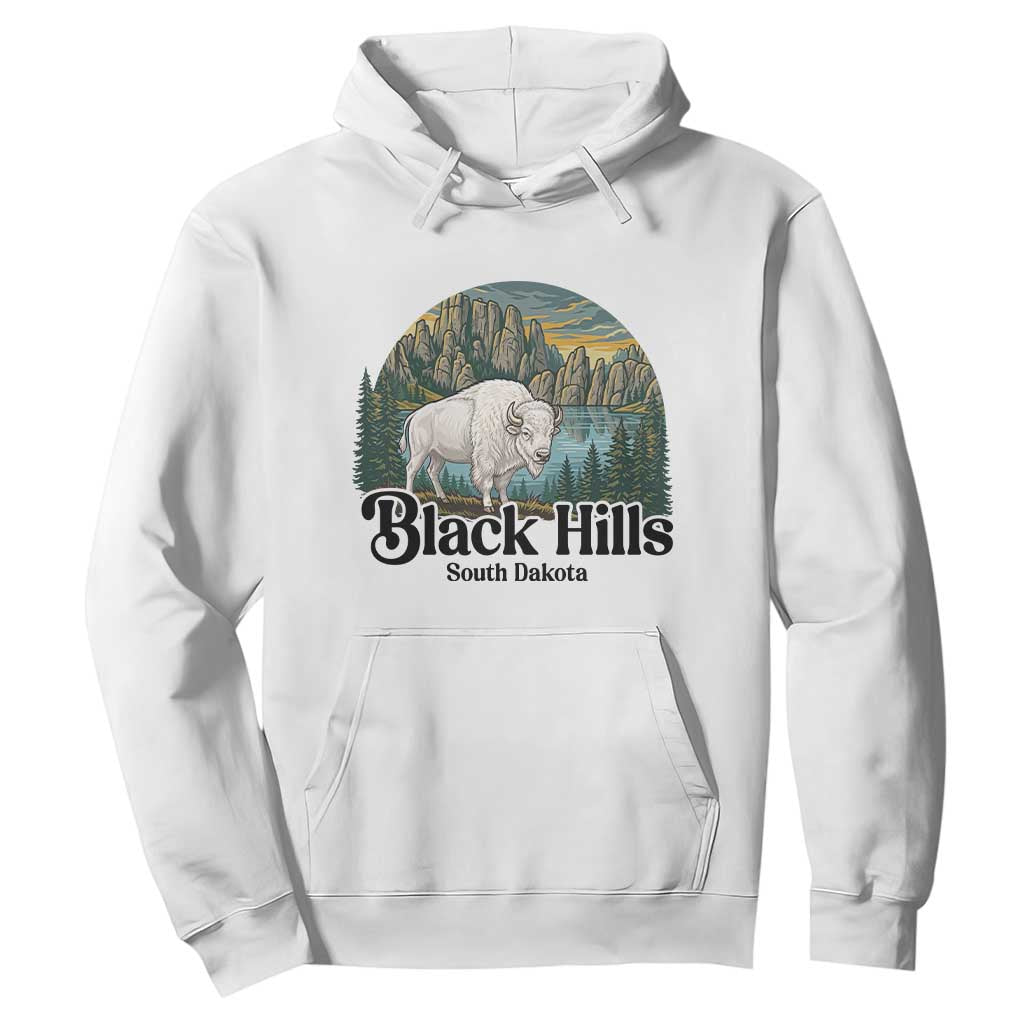 Black Hills South Dakota White Buffalo Hoodie State Pride Gift