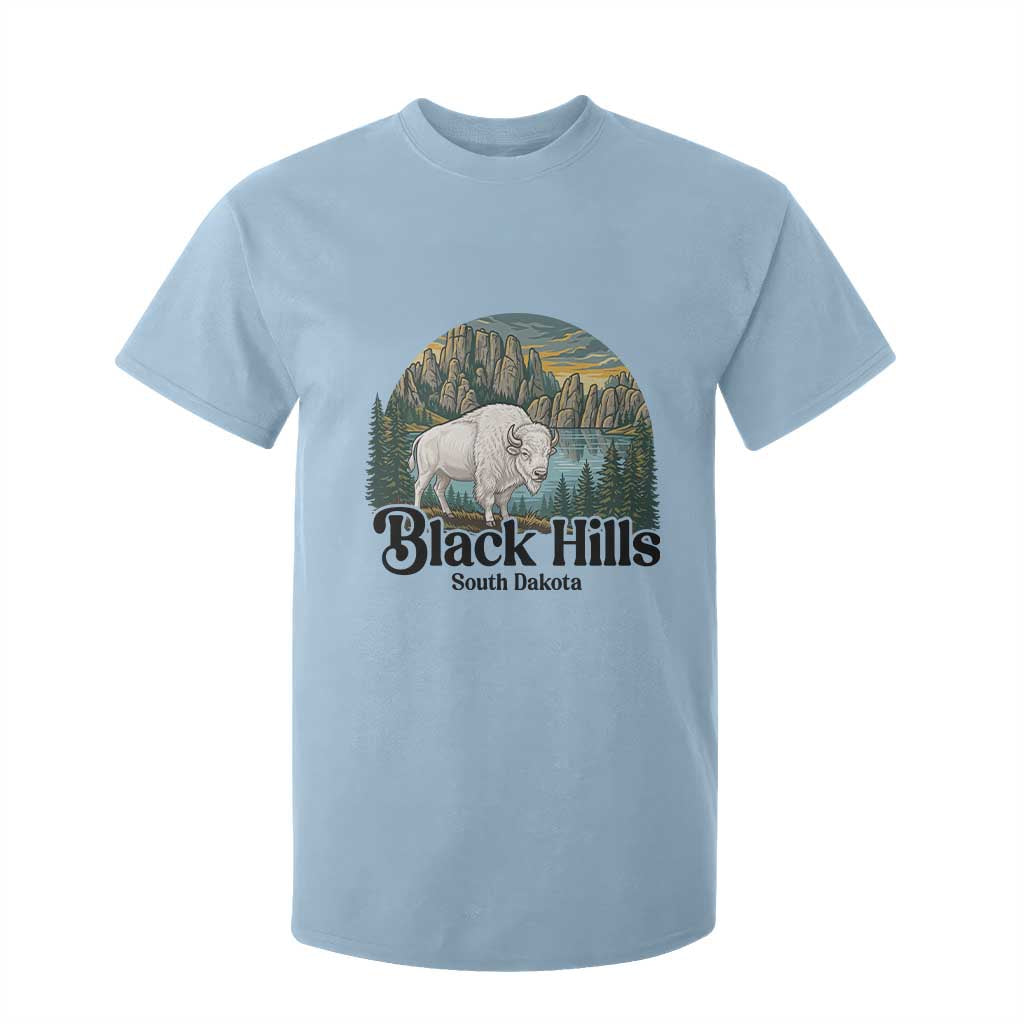 Black Hills South Dakota White Buffalo T Shirt For Kid State Pride Gift