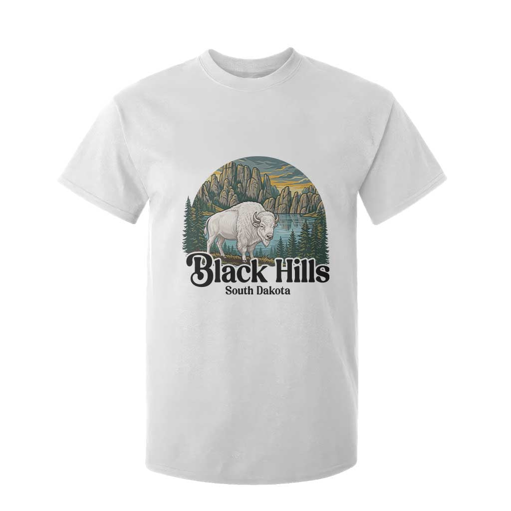 Black Hills South Dakota White Buffalo T Shirt For Kid State Pride Gift