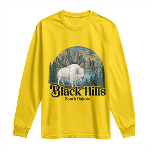 Black Hills South Dakota White Buffalo Long Sleeve Shirt State Pride Gift