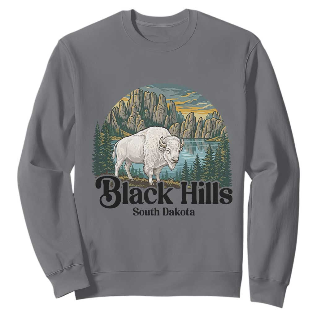 Black Hills South Dakota White Buffalo Sweatshirt State Pride Gift