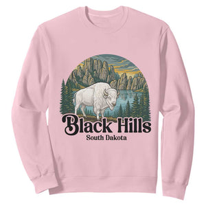 Black Hills South Dakota White Buffalo Sweatshirt State Pride Gift