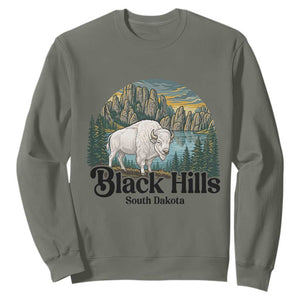 Black Hills South Dakota White Buffalo Sweatshirt State Pride Gift