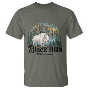 Black Hills South Dakota White Buffalo T Shirt State Pride Gift