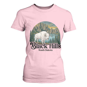 Black Hills South Dakota White Buffalo T Shirt For Women State Pride Gift