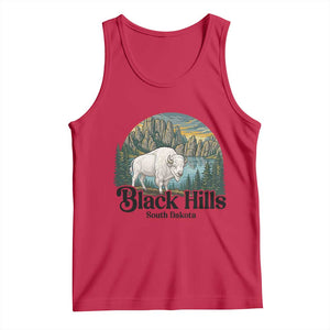 Black Hills South Dakota White Buffalo Tank Top State Pride Gift