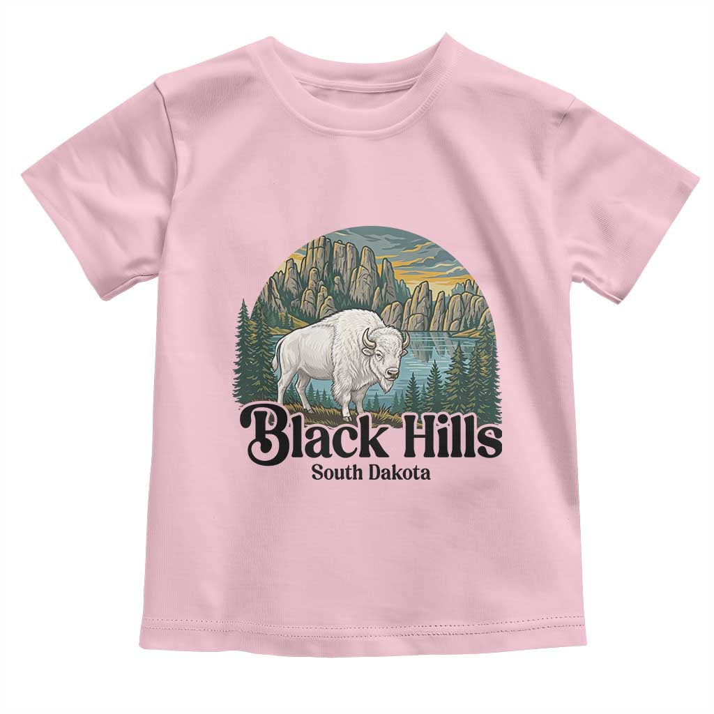 Black Hills South Dakota White Buffalo Toddler T Shirt State Pride Gift