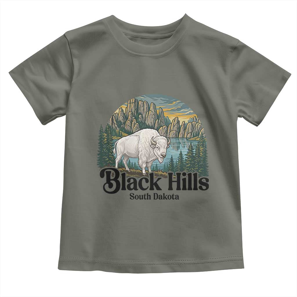 Black Hills South Dakota White Buffalo Toddler T Shirt State Pride Gift