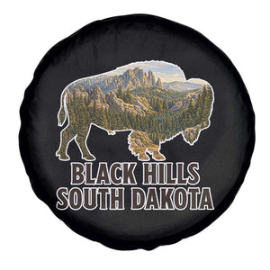 Black Hills South Dakota Bison Spare Tire Cover State Pride Gift