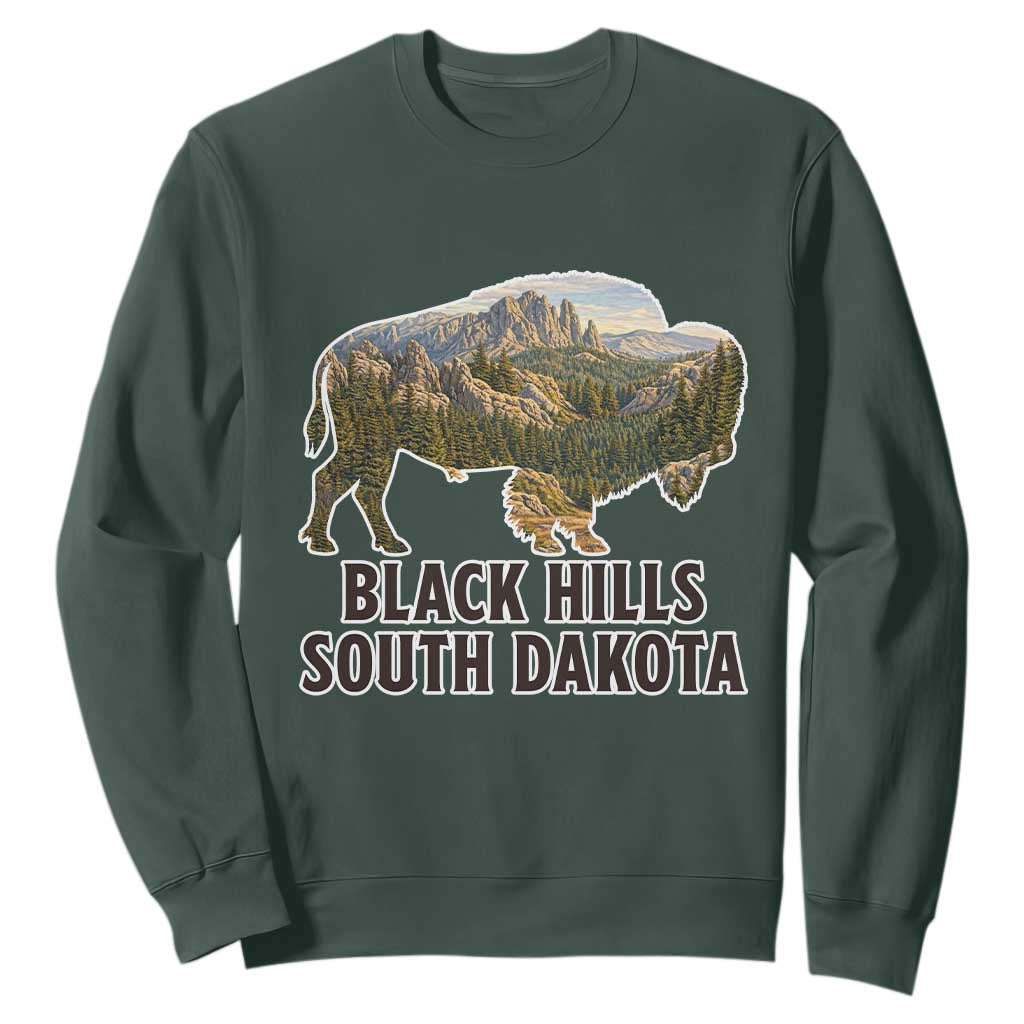 Black Hills South Dakota Bison Sweatshirt State Pride Gift