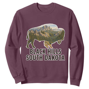 Black Hills South Dakota Bison Sweatshirt State Pride Gift