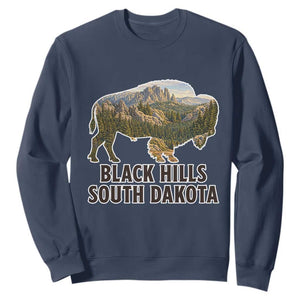 Black Hills South Dakota Bison Sweatshirt State Pride Gift
