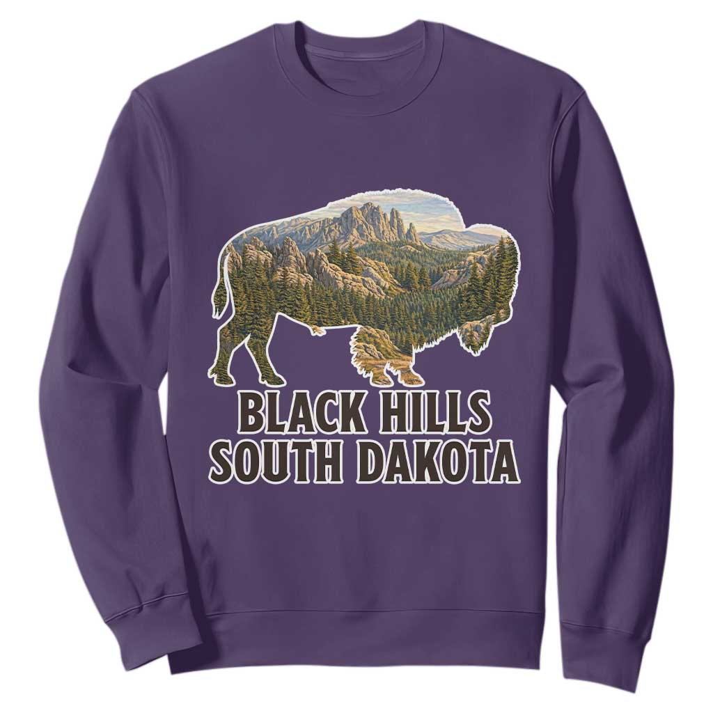 Black Hills South Dakota Bison Sweatshirt State Pride Gift