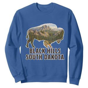 Black Hills South Dakota Bison Sweatshirt State Pride Gift