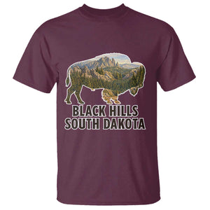 Black Hills South Dakota Bison T Shirt State Pride Gift