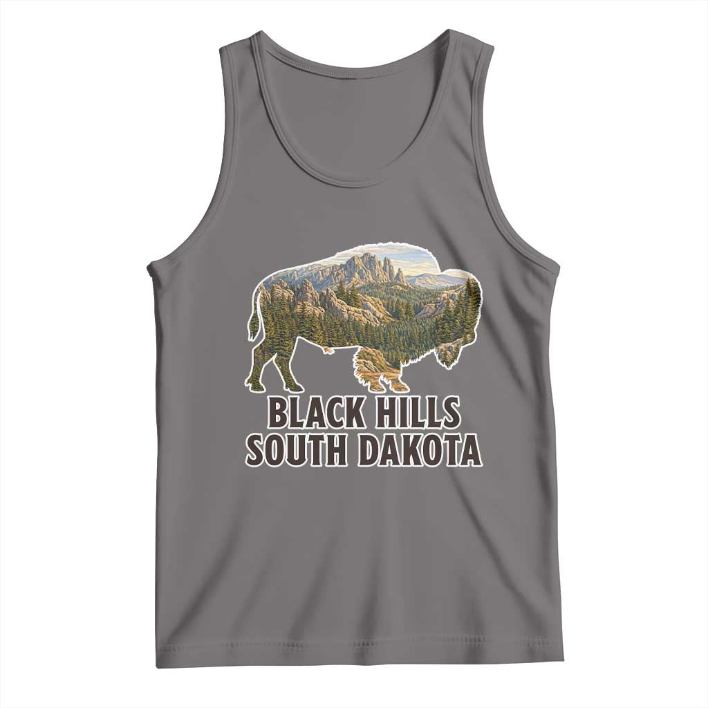 Black Hills South Dakota Bison Tank Top State Pride Gift