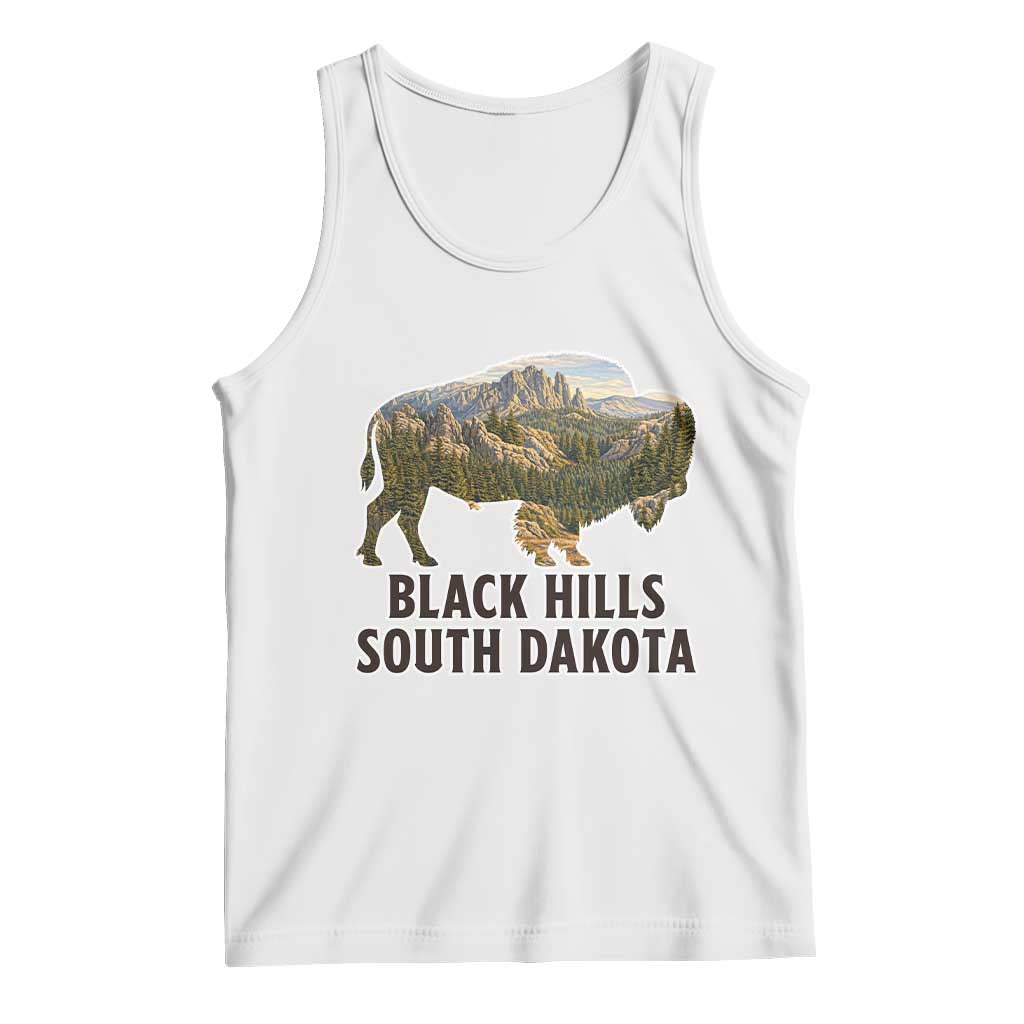 Black Hills South Dakota Bison Tank Top State Pride Gift