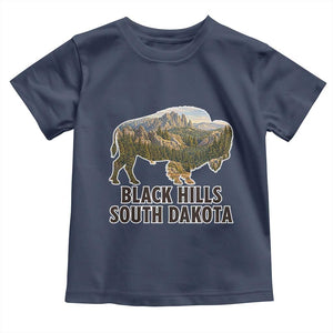 Black Hills South Dakota Bison Toddler T Shirt State Pride Gift