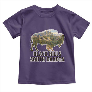 Black Hills South Dakota Bison Toddler T Shirt State Pride Gift
