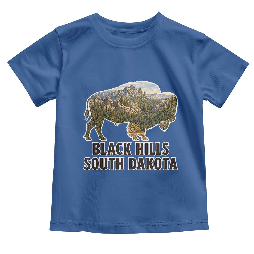 Black Hills South Dakota Bison Toddler T Shirt State Pride Gift