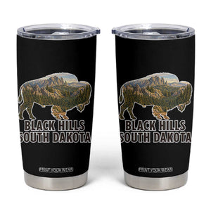 Black Hills South Dakota Bison Tumbler Cup State Pride Gift