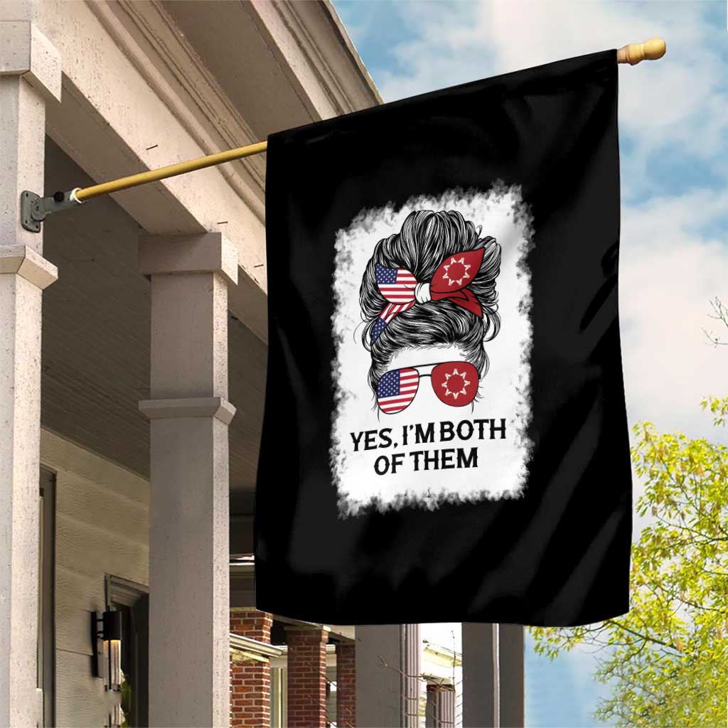 Lakota And American Pride Garden Flag Im Both Of Them Oglala Native Heritage