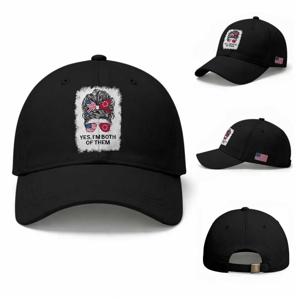 Lakota And American Pride Baseball Cap Im Both Of Them Oglala Native Heritage