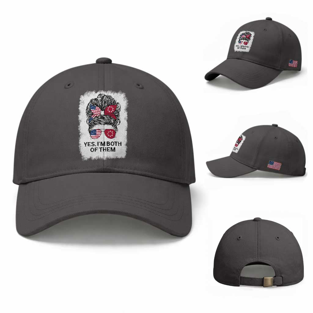 Lakota And American Pride Baseball Cap Im Both Of Them Oglala Native Heritage