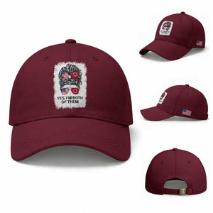 Lakota And American Pride Baseball Cap Im Both Of Them Oglala Native Heritage