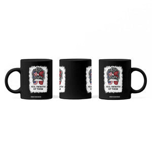 Lakota And American Pride Coffee Mug Im Both Of Them Oglala Native Heritage