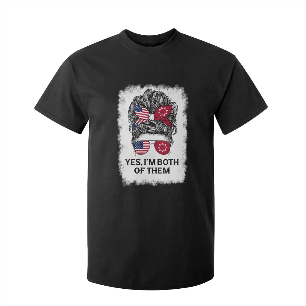 Lakota And American Pride T Shirt For Kid Im Both Of Them Oglala Native Heritage