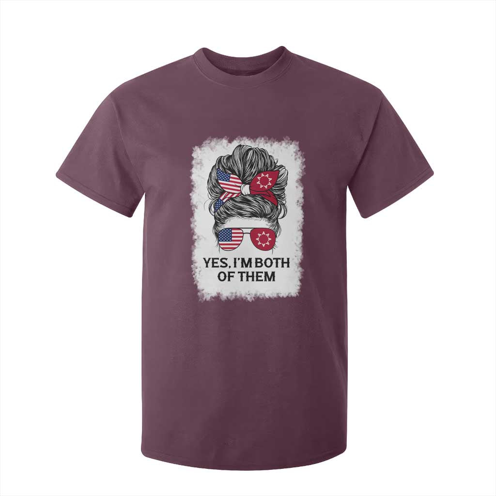 Lakota And American Pride T Shirt For Kid Im Both Of Them Oglala Native Heritage