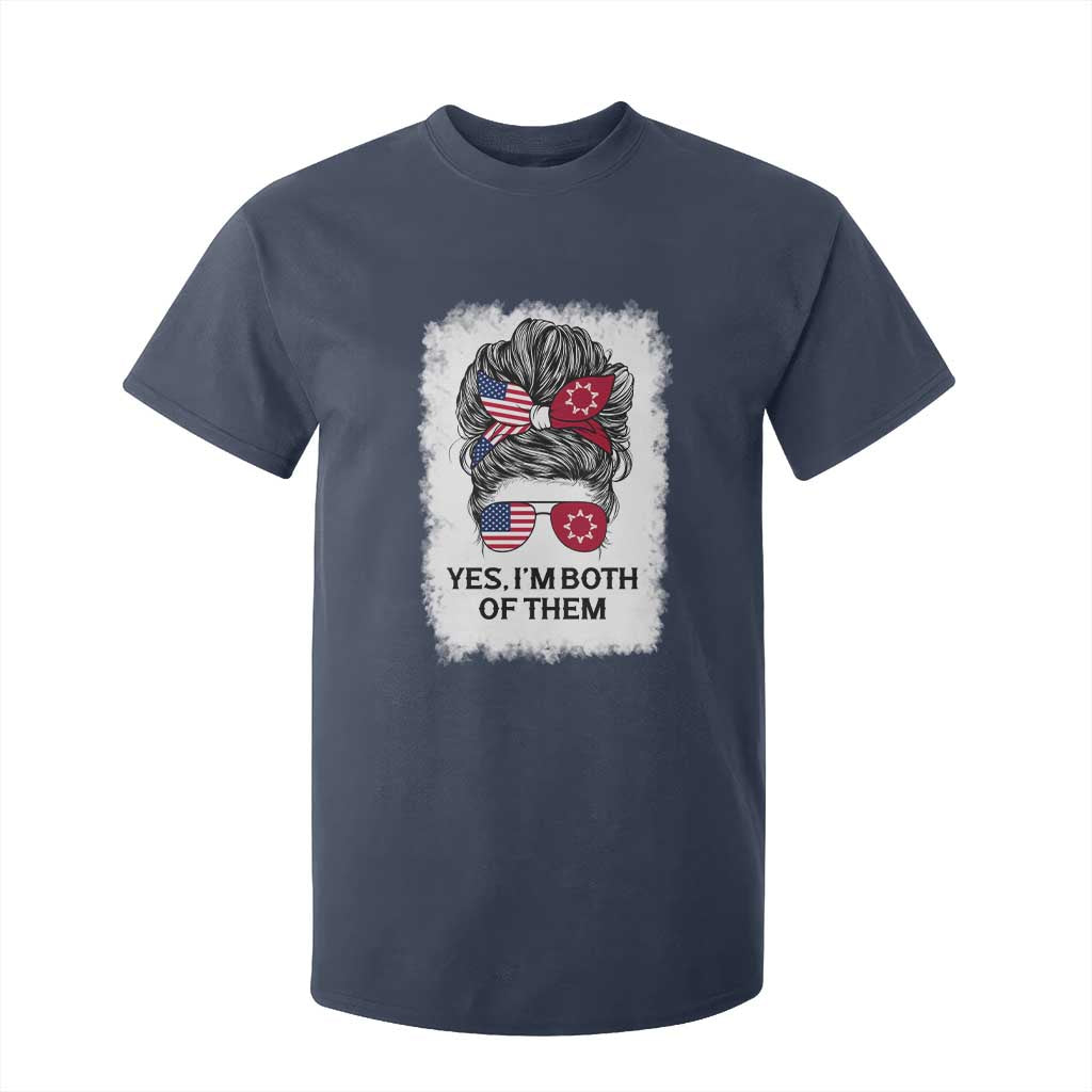 Lakota And American Pride T Shirt For Kid Im Both Of Them Oglala Native Heritage