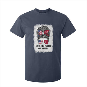 Lakota And American Pride T Shirt For Kid Im Both Of Them Oglala Native Heritage