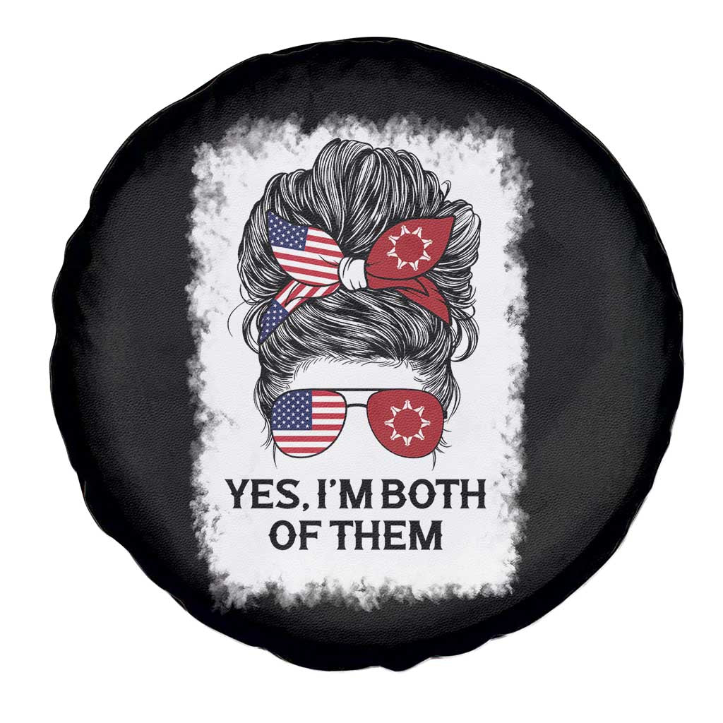 Lakota And American Pride Spare Tire Cover Im Both Of Them Oglala Native Heritage