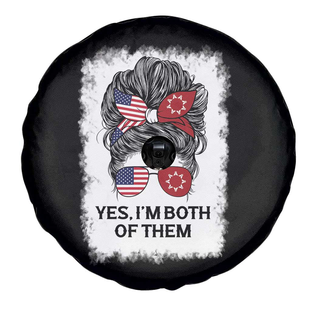 Lakota And American Pride Spare Tire Cover Im Both Of Them Oglala Native Heritage