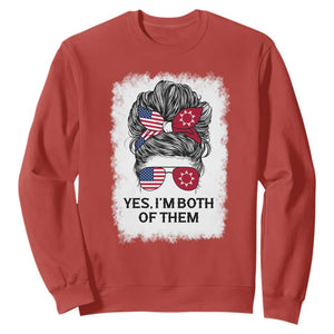 Lakota And American Pride Sweatshirt Im Both Of Them Oglala Native Heritage