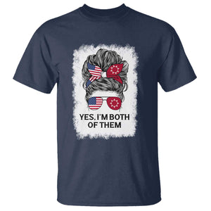Lakota And American Pride T Shirt Im Both Of Them Oglala Native Heritage